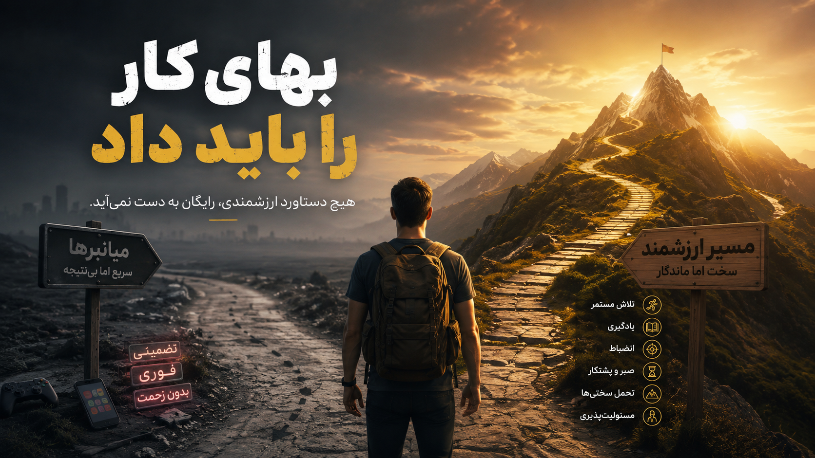 موفقیت گران است؛ آیا حاضر به پرداخت بهای آن هستی؟